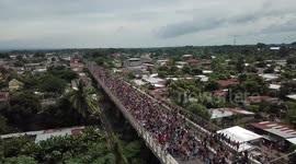Honduras migrant caravan 1