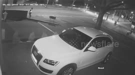 Burglar caught on CCTV in Romford, Essex