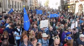 Huge Numbers Of People Attend Peoples Vote March