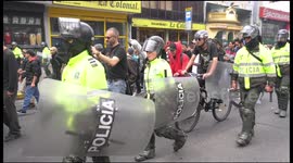 Riot police disperse pro-marijuana protest in Colombia