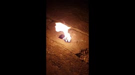 Glue that burns