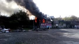Huge fire in Central Bristol 3