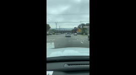 Drunk Driver running red right