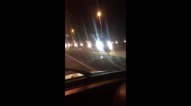 Car explode and burn