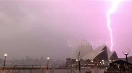 Wild storm over Sydney Opera House postpones Invictus Games 2018 opening ceremony