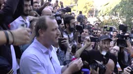 Georgia's presidential candidate hands out 'marijuana joints' to the public