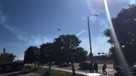 F16 close flyby.  This is a supplemental video to the previous upload to provide context.