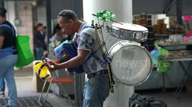 One man band in Guadalajara