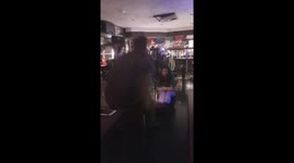 Lap dance gone wrong