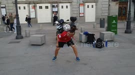 Freestyle Soccer in the streets