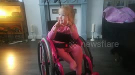 Baby shark wheelchair toddler.