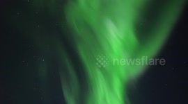 Real Time Northern Lights Over Fairbanks, Alaska