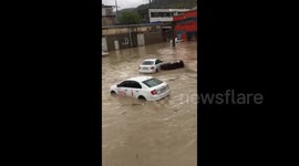 Severe flooding causes chaos in southern Russian city
