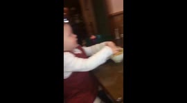 Baby Mistakes Man for Santa