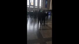 #Celtic fans in #Leipzig Central Station. https://t.co/op56qMKgOD