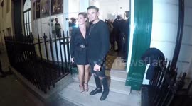 Love Island stars Megan Barton-Hanson and Wes Nelson arrive at exhibition launch