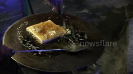 Martabak, Indonesian street food.