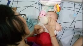 Naughty baby
