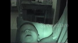 baby Laughing at sleep