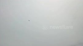 Kent Police Helicopter Blows Away Crowd!