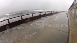 Noreaster Surf in Lynn, Massachusetts