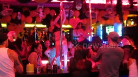 Dancing witches at Walking Street, Pattaya.