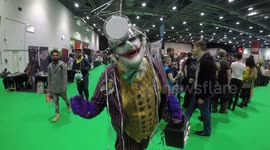 The Joker Gets Electrocuted At The MCM Comic Con