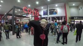 Cosplayer shows off the many faces of Donald Trump at MCM London Comic Con