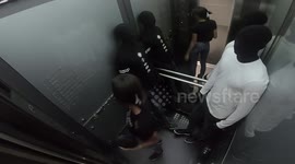 CLEAN VERSION: Hilarious mannequin prank scares people riding the elevator