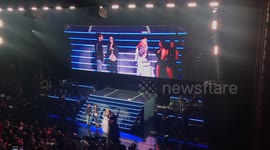 Christina Aguilera helped a couple get engaged during their favourite song