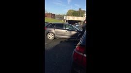 Ghost car rolls down