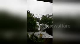 Thousands evacuated as Typhoon Yutu batters the Philippines