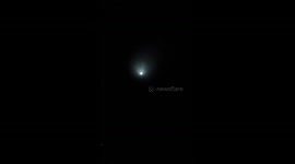 U.F.O. Sighting above Pacific Ocean caught on iPhone