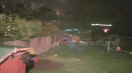 Barnsley, uk on the 15the October 2018 23:45, it's snowing