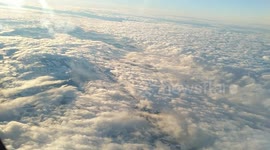 Sky view from flight
