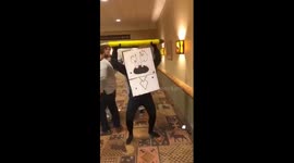 'Doodlebob' Spongebob Halloween costume takes staff party by storm