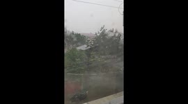 Typhoon leaves six dead and dozens feared trapped in landslides in northern Philippines