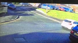 Ghost car crashes in to another car