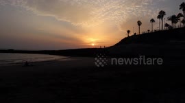 Sunset Time Lapse in Canary Island