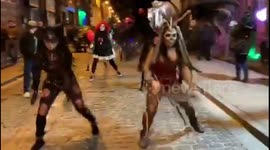 Annual Halloween Parade Liverpool UK