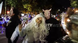 NYC: Costumed Revelers March in Halloween Parade