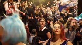 NYC: Costumed Partiers March in Village Halloween Parade