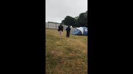 Camp Bestival goers forced to flee as strong winds hammer tents and fences