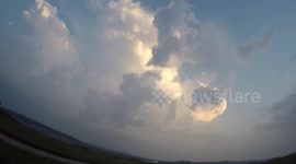 Time-lapse of storm clouods