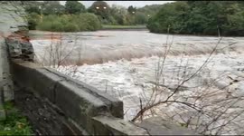 Storm Callum High River After Flood
