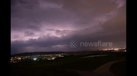 Lightning, Thunderstorm, Plymouth