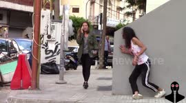 Halloween exorcism prank terrifies passers-by
