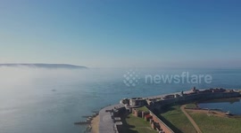 Hurst Castle, Isle of Wight and the Solent - Drone Footage