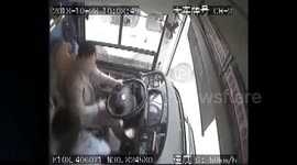 Footage from inside Chongqing bus shows plunge into river