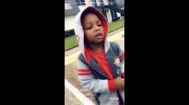 3 year old says he’s “fresh you already know”